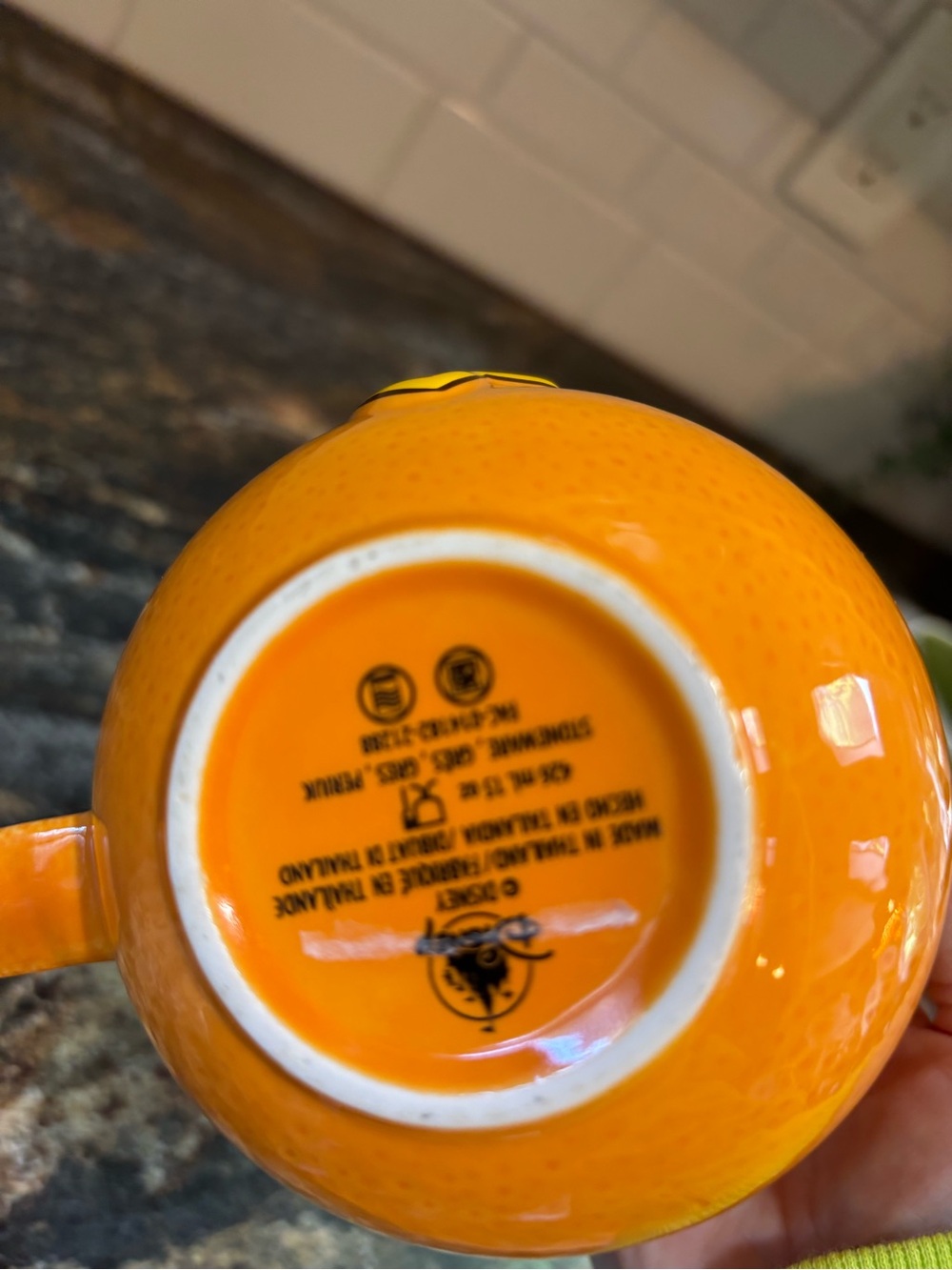 Orange bird Disney flower and garden festival mug - Picture 5 of 5